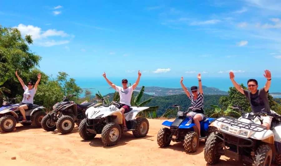 Koh Samui: Jungle, Mountains and Waterfalls ATV Tour - Leaving the beach for Koh Samui’s hills