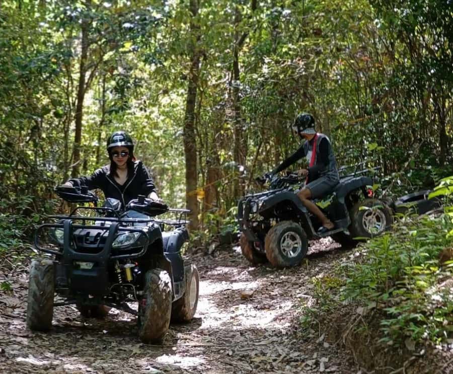 Koh Samui: Jungle, Mountains and Waterfalls ATV Tour - Two hours of jungle tracks and coconut groves