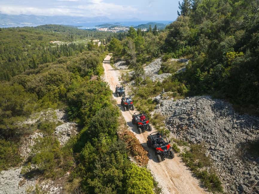 Korcula Buggy Safari With Wine Tasting - The vineyards and the second stop at La’Banya