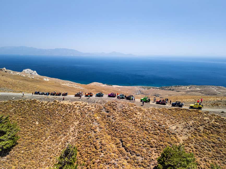 Kos: Guided Jeep or Quad Off-Road Tour with Drinks and Lunch - A mountain café with coffee and a small snack