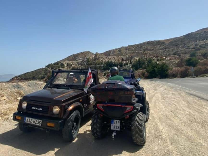 Kos: Guided Jeep or Quad Off-Road Tour with Drinks and Lunch - Quad or Jeep: the choice changes the whole day