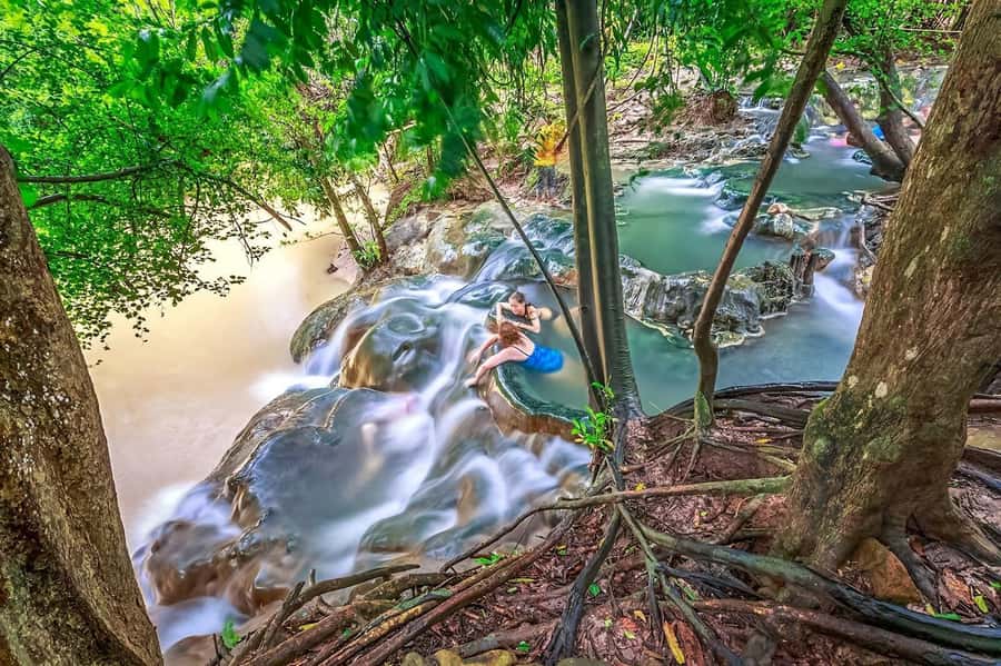 Krabi: Emerald Pool and Hot Spring Waterfall with ATV Riding - What makes the hot spring waterfall special