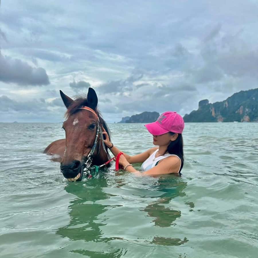 Krabi Horse Riding on the Beach and atv Extreme - A beach ride first, then an ATV burst