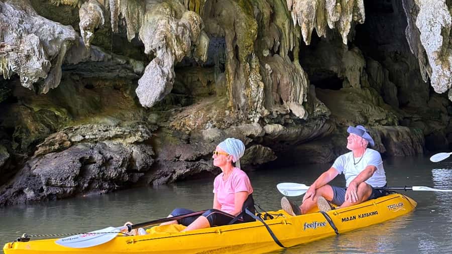 Krabi: Kayaking at Bor Thor with Optional ATV Ride - Tham Khao Wong Depends on the Tide