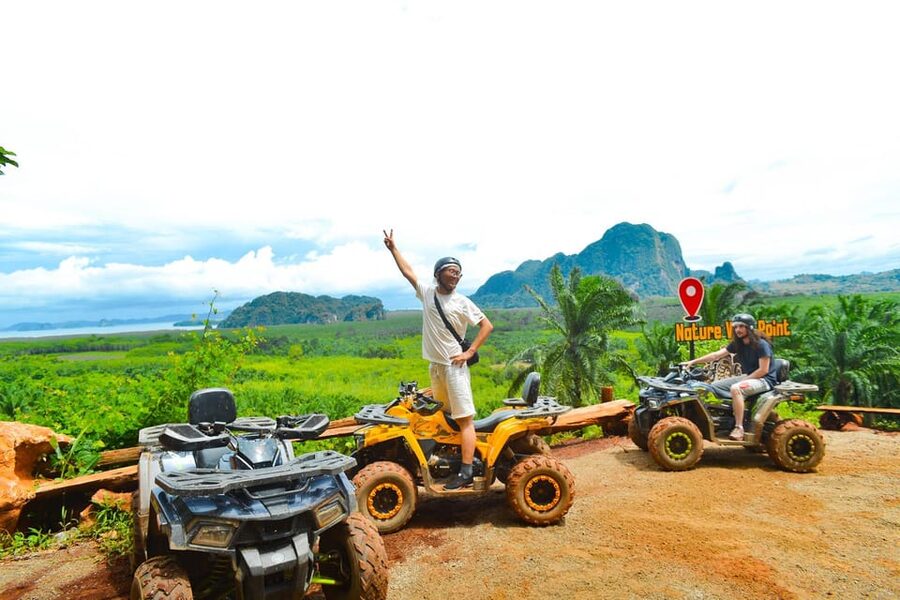 Krabi: Nature View Point Off-Road ATV Adventure - Training, controls, and the first rough track