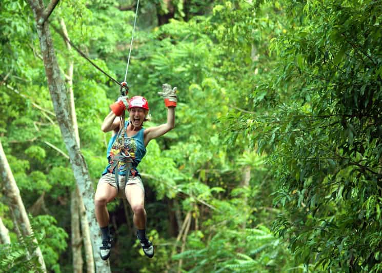 Krabi: Zipline, ATV & Top Rope Climbing Experience - Choosing between the short course and zones A and B