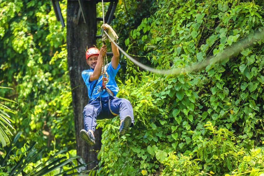 Krabi: Zipline, ATV & Top Rope Climbing Experience - Adding abseiling and top rope challenges