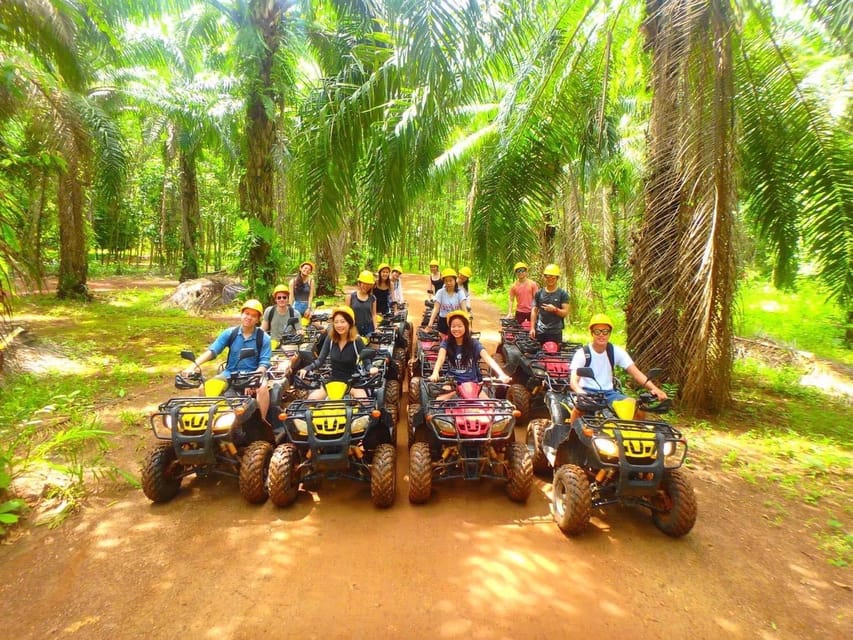 Krabi: Zipline, ATV & Top Rope Climbing Experience - ATV riding through the jungle