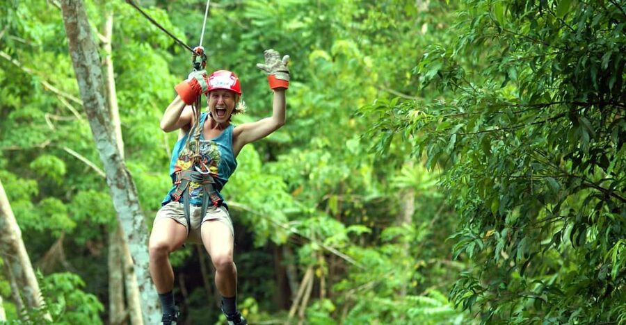 Krabi: Zipline, ATV & Top Rope Climbing Experience - Pickup, briefing, and getting ready