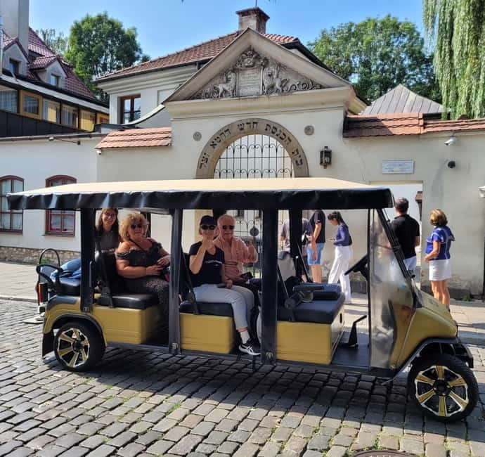 Krakow: City Sightseeing Tour by Electric Buggy Golf Cart - Crossing the Vistula into Podgórze