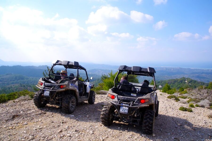 Kremasti: Rhodes 4x4 Buggy Off-Road Tour - The local tasting stop brings the island closer