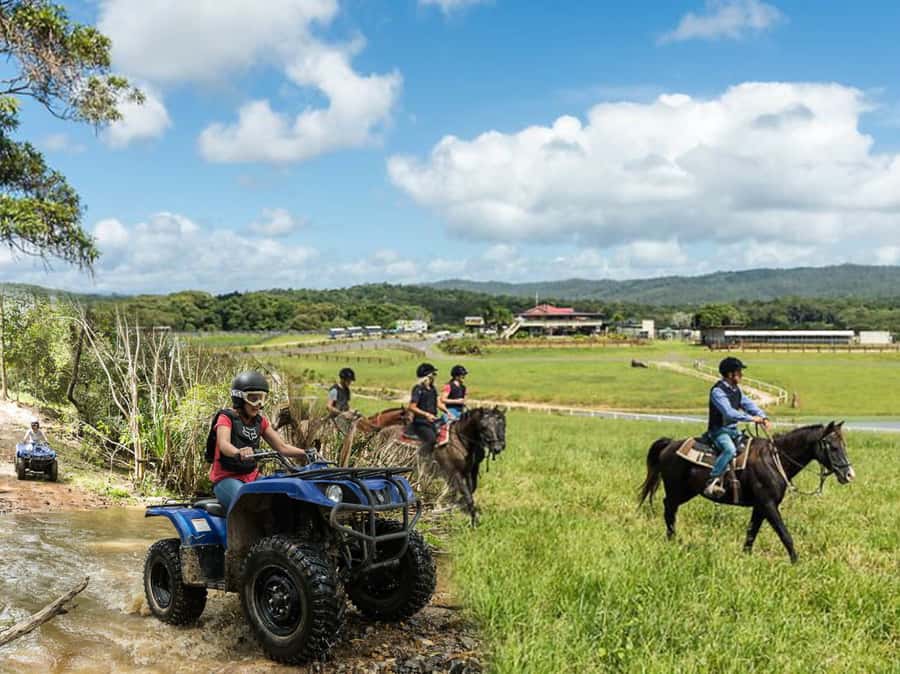 Kuranda: Quad Ride Bike and petting farm - The one-hour quad bike route