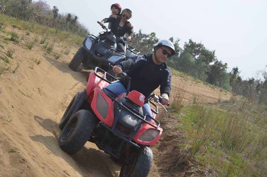 Kusadasi: Guided Quad Biking Tour - The beach stop at Pamucak
