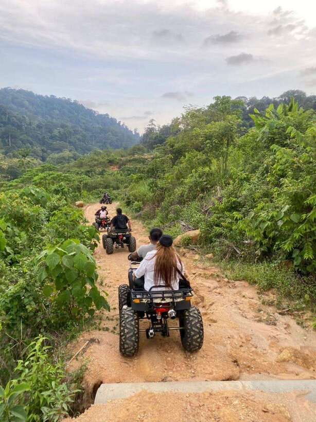 Langkawi:ATV Ride at Matchinchang Mountain Foothill - What the Mat Chinchang ATV route is really like