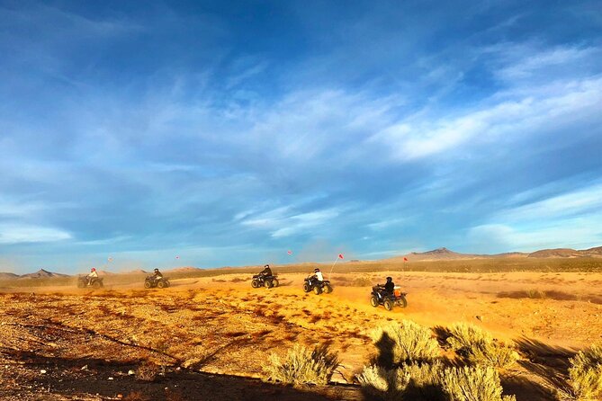 Las Vegas Beginner ATV Tour with Safety Training - Riding your ATV through Nellis Dunes
