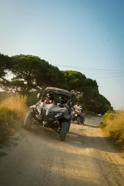 Lisbon Buggy Adventure: Hidden Trails, Cliffs & Coastline - Leaving Costa da Caparica for the rough tracks