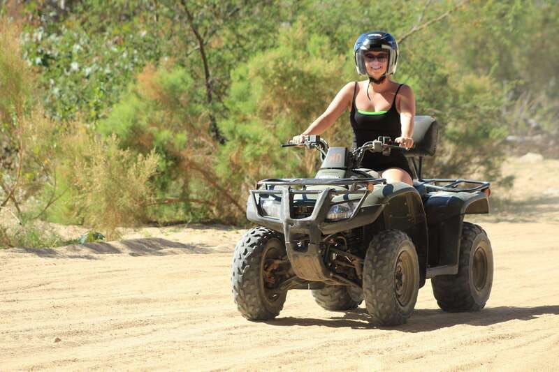 Los cabos:ATV beach&desert with transfer & tequila tasting - Through desert, dry streams, and mountain trails