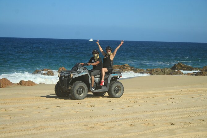 Los Cabos Beach & Desert Tour in Automatic ATV + Tequila Tasting - Getting comfortable on an automatic ATV