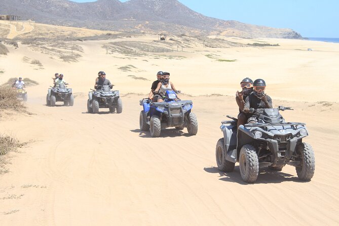 Los Cabos Beach & Desert Tour in Automatic ATV + Tequila Tasting - Riding the desert and dried riverbeds