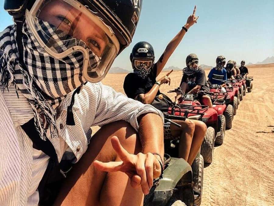 Luxor: Quad Bike Safari Experience - Hotel pickup, boat crossing, and the route to the desert