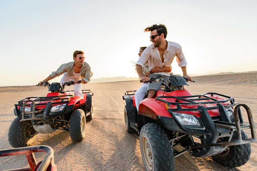 Luxor: Quad Bike Safari Experience - One hour among dunes and mountain views