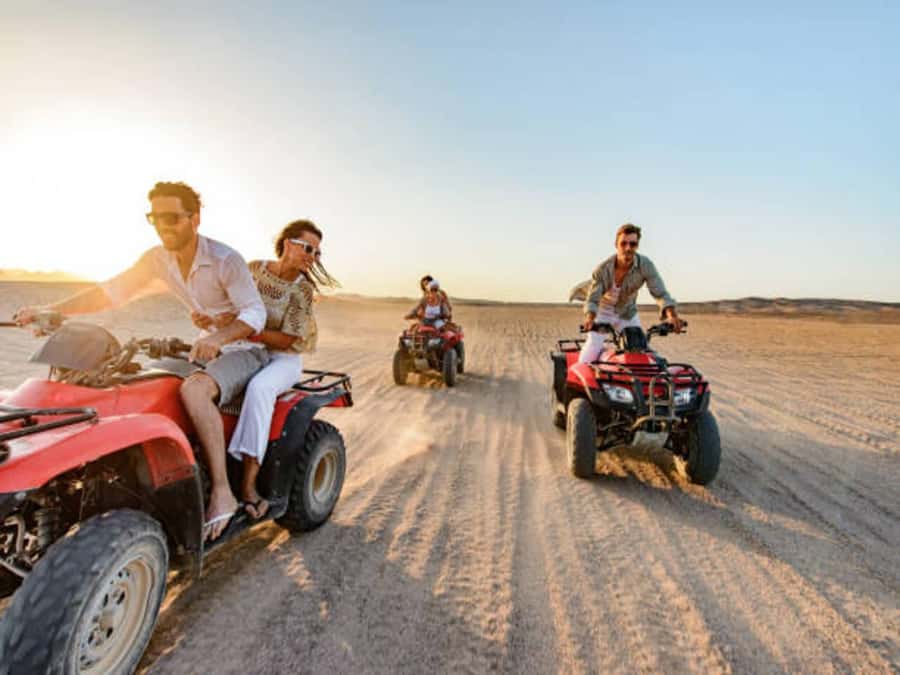 Luxor: Quad Bike Safari Experience - Learning the controls before the real ride