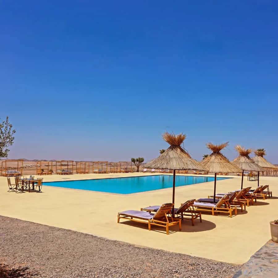 Luxury Agafay Desert : Quad , Camel Ride, Pool & Dinner Show - Dinner under the stars