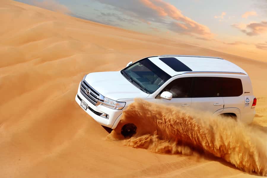 Luxury Dubai Desert Safari, BBQ, Camel Ride, Quad Bike, Show - Entering Al Sahra Desert Fortress