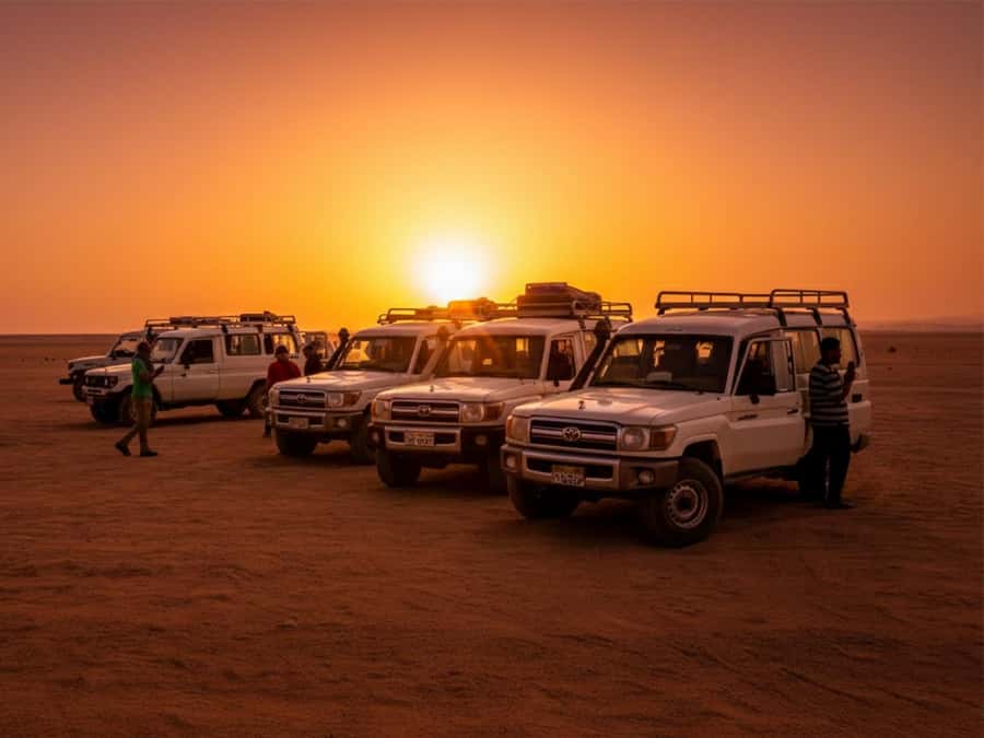 Makadi Bay: Mega Tour Jeep, ATV, Buggy, Camel, Dinner & Show - A full desert day in six hours