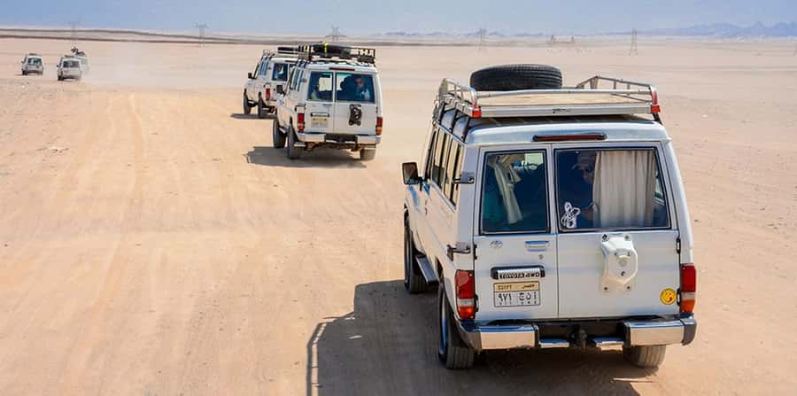 Makadi Bay: Mega Tour Jeep, ATV, Buggy, Camel, Dinner & Show - The Bedouin village and camel ride
