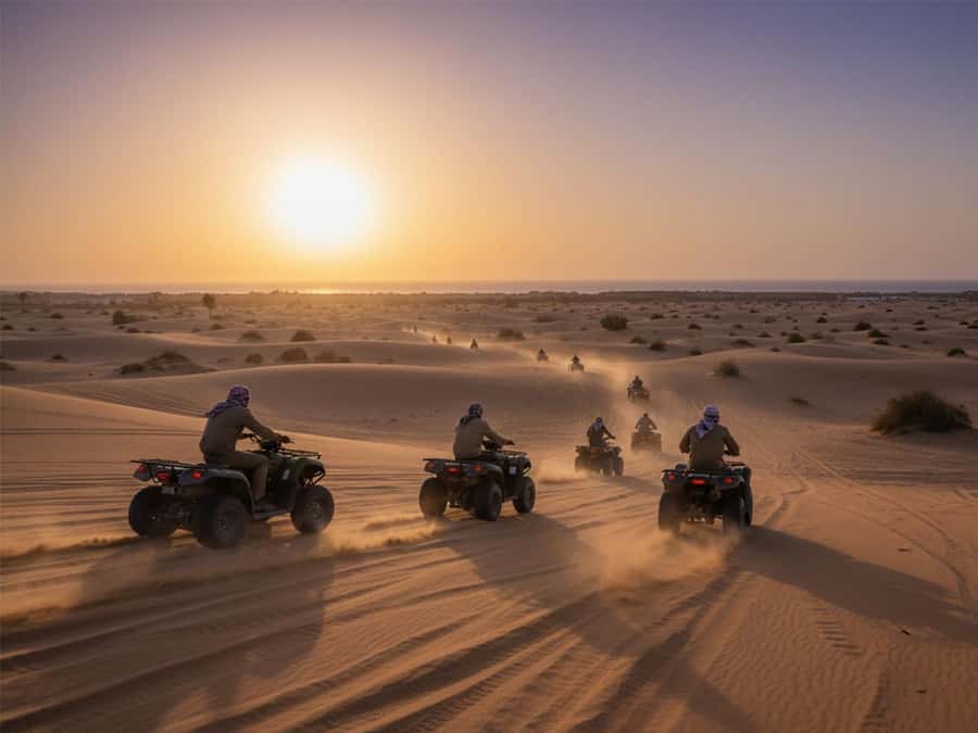 Makadi Bay: Sunrise Quad & Traditional Oriental Breakfast - Two hours across dunes, plains, and valleys