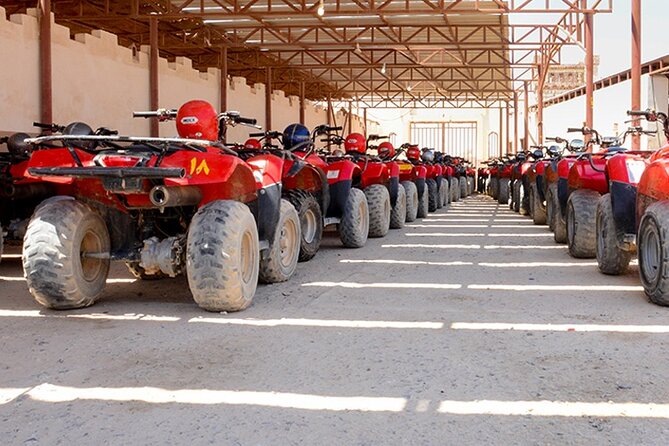 Makadi Bay: Sunset Quad & ATV Adventure & Seaview - The safety briefing and first test ride