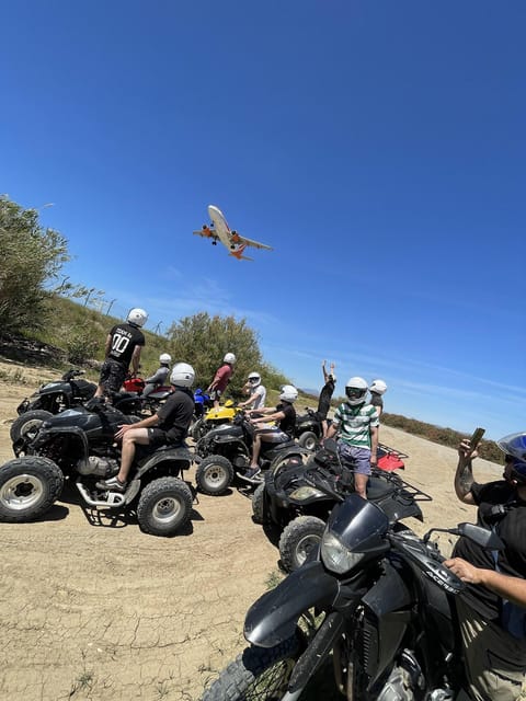 Malaga: Land and River Guided Quad Tour 1-Hour (2-Persons) - Sharing one quad between two people
