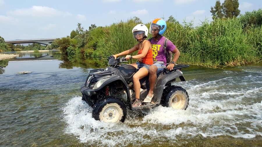 Málaga: Off-Road 2-Seater Quad Tour through Land and River - Starting near Málaga with a quick safety lesson