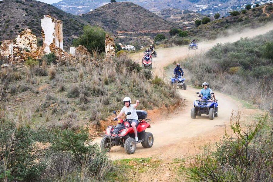 Málaga: Off-road Guided Quad Biking Tour in Mijas Mountains - First ride: dirt tracks and high views