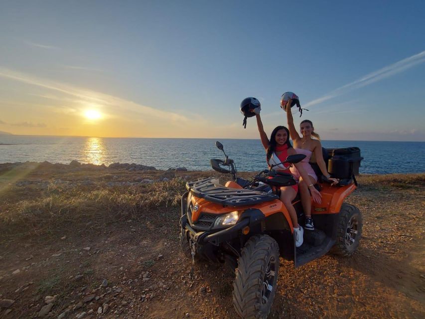 Malia: Off-Road Quad Safari Evening Tour / optional transfer - Sissi gives you time beside the water