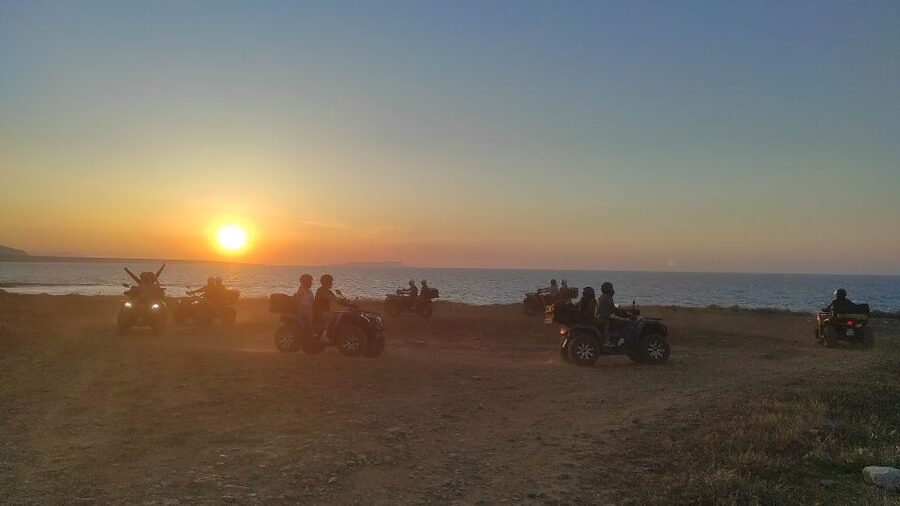 Malia: Off-Road Quad Safari Evening Tour / optional transfer - The final dusty route returns you to Malia