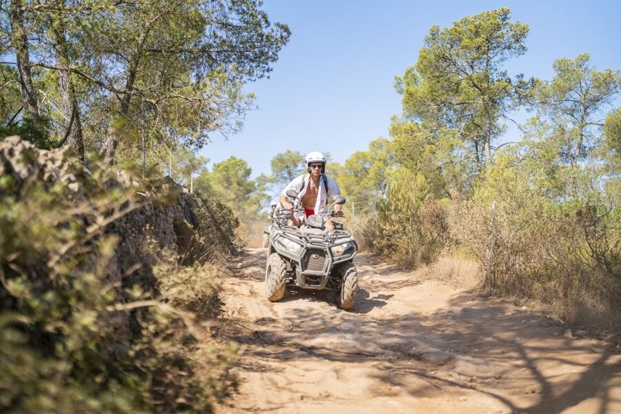Mallorca: ATV /Quad Bike Tour - The coastal stop: snorkeling, swimming, and cliff jumping