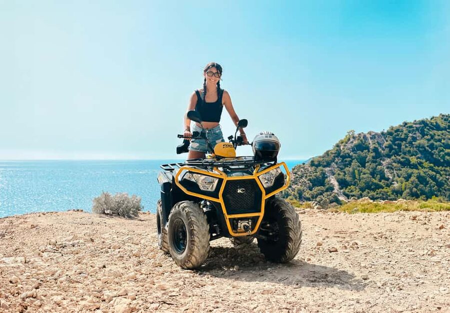 Mallorca : From Santa Ponsa - 3h Quad tour with guide - Camp de Mar and the beach pause