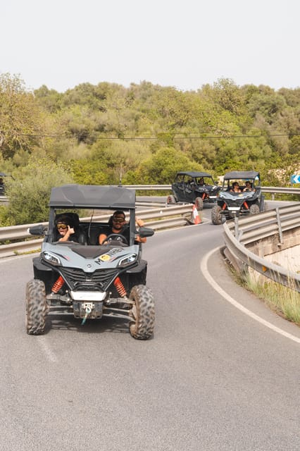 Mallorca: Mountain Buggy Adventure with Secret Coves Tour - The ride to Cala Morlanda and its clear water