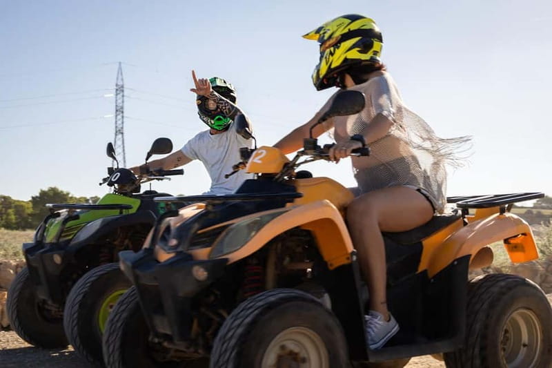 Mallorca: Quad Tour to the top of the mountain & swim - Algaida and the turn toward Randa