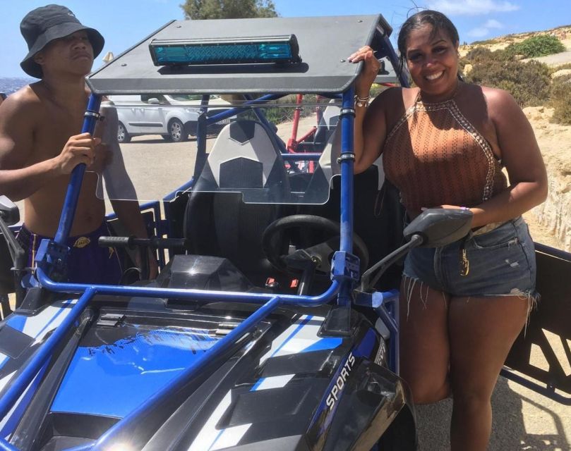 Malta: Full-Day Gozo Buggy Tour with Lunch & Boat Ride - The swimming stop and hot-weather advice