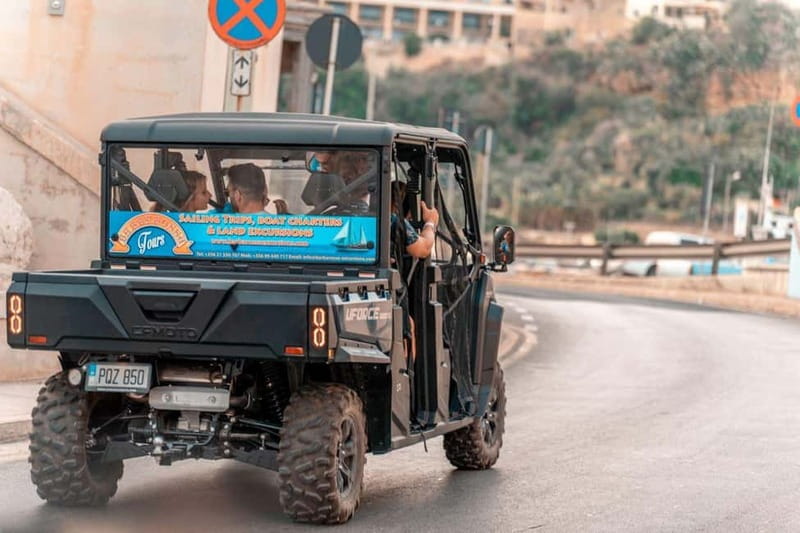 Malta: Gozo 4x4 UTV Tour with Comino Swim Stop and Caves - Simar Valley and the road to Calypso Cave