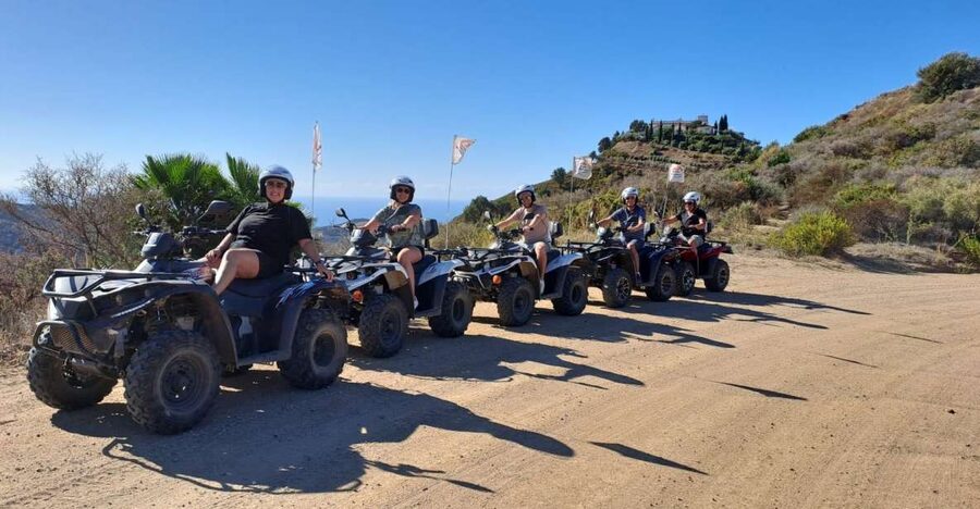 Marbella: Costa del Sol Shared Quad Tour - Leaving Marbella for the Ojén hills