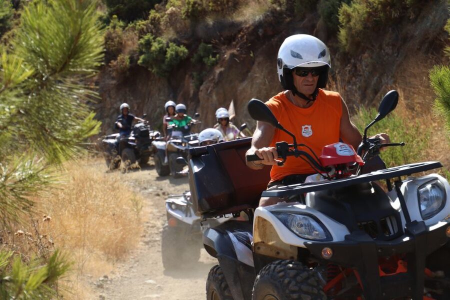 Marbella: Costa del Sol Shared Quad Tour - The return brings rougher trails