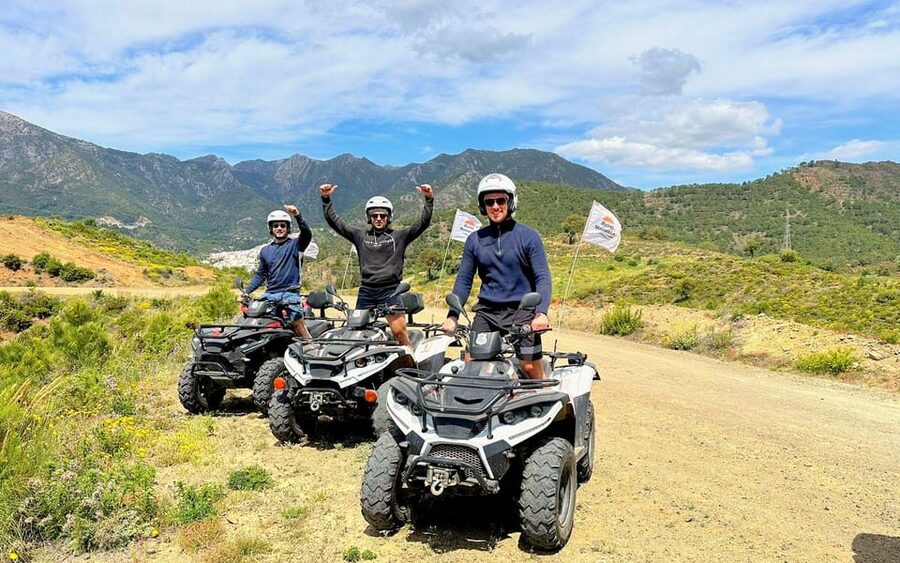 Marbella: Costa del Sol Shared Quad Tour - Riding from dirt roads to wide Mediterranean views