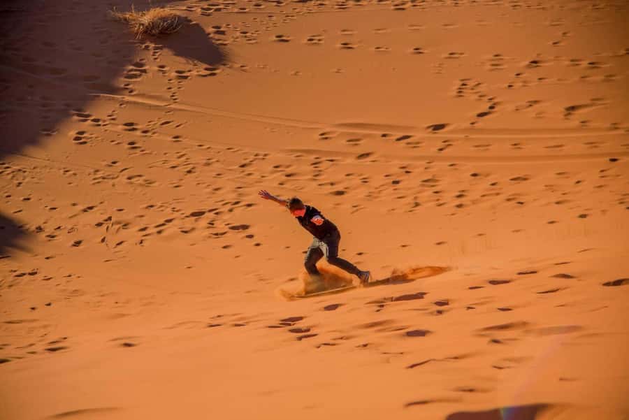 Marrakech: 3-day Merzouga Desert, Camel, Quad & Privat Tent - Sunset by camel in the Erg Chebbi dunes