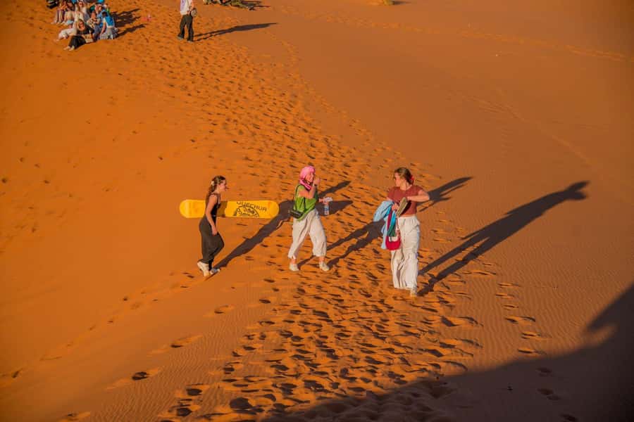 Marrakech: 3-Day Merzouga Desert Tour Camel & Sandboarding - Sunrise, breakfast, and the long road home