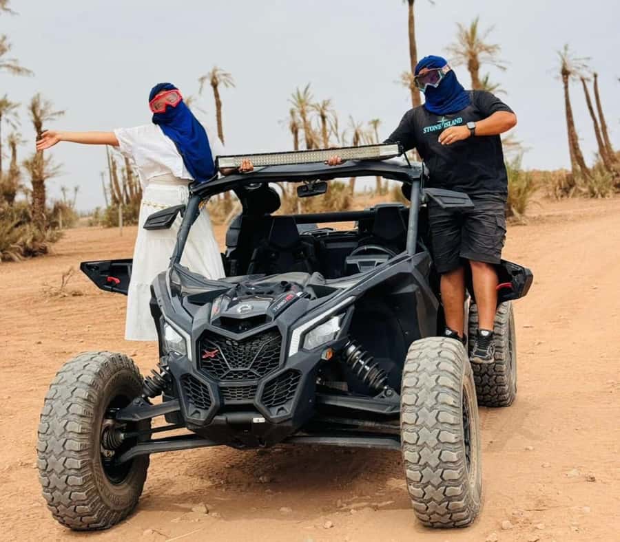 MARRAKECH ADVENTURE : Buggy Can-Am Maverick X3 - Riding across the Palmeraie