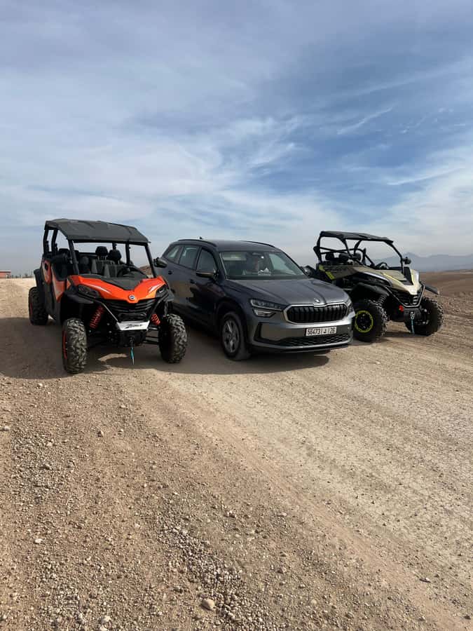Marrakech: Agafay Desert Buggy bike 1000cc, Tea & Transfer - Tea first, then the buggy